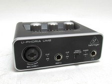 Behringer U-PHORIA UM2 Single Channel Audio Interface - Bla…