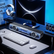 USB Powered Desktop Computer Speaker  Home Office Gaming