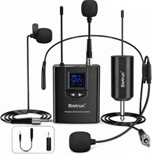 UHF Wireless Lavalier Lapel Microphone System/Headset Mic/S…