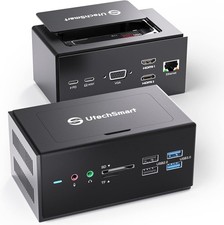 Universal Docking Station, 15 in 1 USB Docking Station