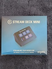 Elgato Stream Deck Mini Wired Membrane Keyboard "Used"