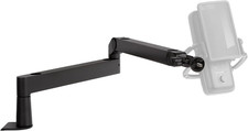 Wave Mic Arm LP – Low Profile Swivel Boom, Hidden Cable Cha…
