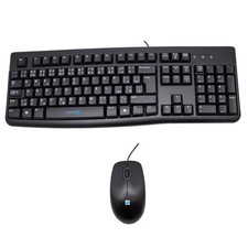 Simpletek Wired USB Keyboard And Mouse Set QWERTZ Czech/Slo…
