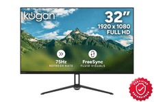 Refurbished Kogan 32" Full HD IPS 75Hz FreeSync Monitor (19…