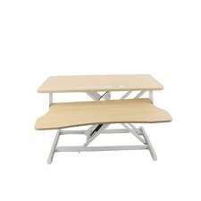 2 Tier L-Stand Up Desk Converter For Home Office Use Recomm…
