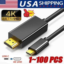 USB C to 4K HDMI Cable Video Converter Adapter 6Ft Type C t…