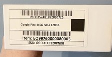 Google Pixel 8 5G 128GB Rose 8GB RAM 50MP Dual SIM Unlocked…
