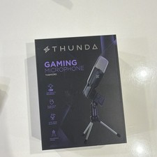 THUNDA THGMICRO USB Gaming Microphone Black Plug & Play w/ …
