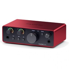 FOCUSRITE USB Audio Interface 2 in/2/out Scarlett Solo 4th …