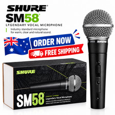 Shure SM58 S Cardioid Dynamic Vocal Microphone with On Off …