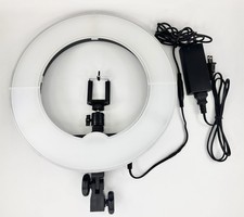 LED Ring Light Dimmable Selfie Light Phone Holder Clamp Mou…
