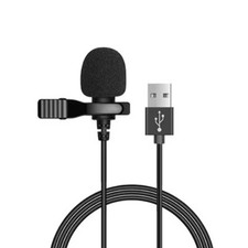 Wired Lavalier Microphone Clip-On Condenser Mic for Mobile …