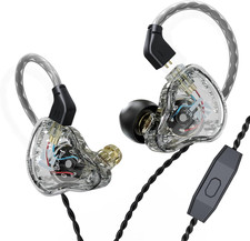 KBEAR KS1 Earphones in Ear Monitor Super Bass Wired Earbuds…