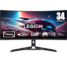 Lenovo R34w-30 34" Curved WQHD 180Hz 0.5ms Freesync Premium…