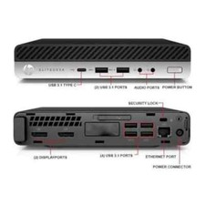 HP EliteDesk 800 G5 Mini Desktop PC i5 9500T 16GB RAM 256GB…