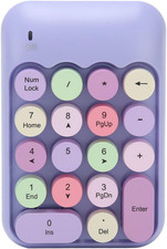 Wireless Number Pad, 2.4Ghz Wireless Numeric Keypad 18 Keys…