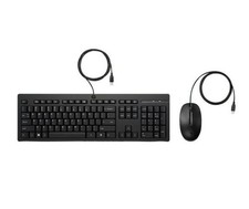 HP 225 USB Wired Desktop Keyboard Mouse Combo G2 USB-A Thre…