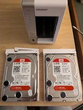 QNAP TS-231 NAS + 6TB WD Red HDD's [2 x 3TB]