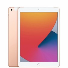 Apple iPad 8th Gen 32GB Wi-Fi Gold Tablet Very Good Conditi…