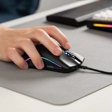 Glorious Model O Wired Gaming Mouse Matte Black RGB Honeyco…