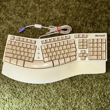 VINTAGE Microsoft Natural Keyboard Elite X03-51763 Ergonomi…