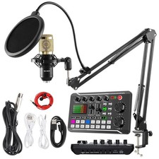 Cardioid Pickup Microphone Bundle with Mixer & Voice Changer