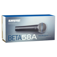 Shure Beta 58A  Super Cardioid Dynamic Vocal Microphone AU