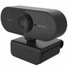 Webcam 1080P FHD Full HD Rotating 360° With Microphone Auto…