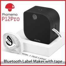 Phomemo P12Pro Label Maker Bluetooth Printer USE Dymo Letra…