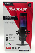 HyperX QuadCast S Standalone Microphone RGB Lighting For St…
