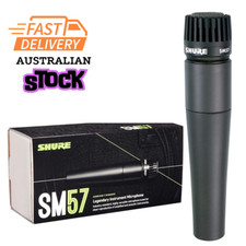 Shure SM57 LC Cardioid Dynamic Microphone  Black AU Shipping