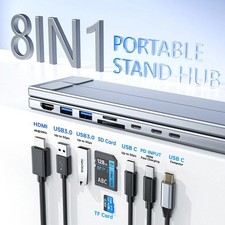 Laptop Docking Station Universal Laptop Stand 8 in 1 USB C …