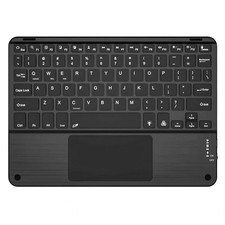 Wireless Bluetooth Keyboard Built-in Touchpad 7 Colour Back…
