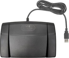 Infinity USB Foot Pedal Control with Computer Plug In - Bla…