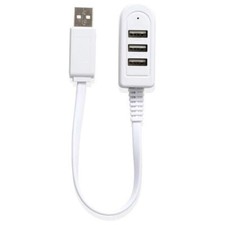 3-port 2.0 USB Hub With Cable, USB Splitter Hub Use Power A…
