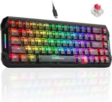Flux68 HE Mechanical Gaming Keyboard 60% Wired with Rapid T…