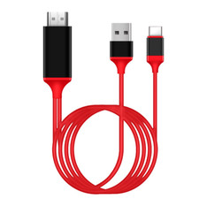 2M 1080P USB Type C to HDMI Cable Adapter USB C Converter W…