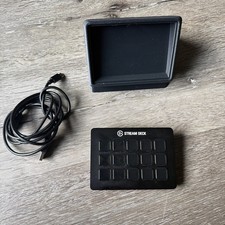 Elgato Stream Deck Mk.2 15-Key -  Black w/ 3D Printed Holde…