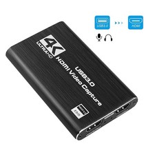 USB 3.0 HDMI Video Capture Card 4K 1080P 60fps Game Video R…