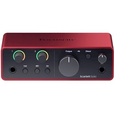 Focusrite Scarlett Solo USB Audio Interface 2-in/2-out - Fr…