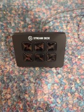Elgato Stream Deck Mini 6-Key USB Control Pad Black - Used …
