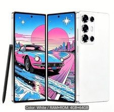 2026 WHITE FLAGSHIP UNLOCKED SMARTPHONE WITH 4GB RAM + 64GB…