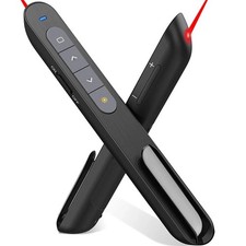 Wireless Presenter PowerPoint Mouse Clicker Laser Pointer P…