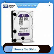 WD Purple 4TB Surveillance Internal Hard Drive Disk 3.5" fo…