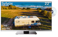 SYLVOX 12/24Volt 22inch RV TV Built-in DVD Player 1080P Lim…
