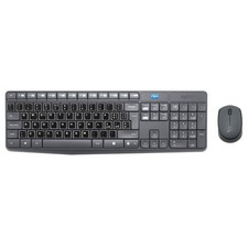 Kit Mouse Keyboard Wireless Compact With Adhesives Qwerty L…
