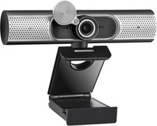 Webcam with Microphone and Speaker,1080P Camera for Desktop…